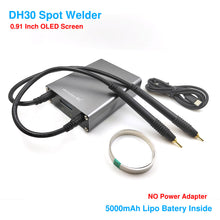 Load image into Gallery viewer, DH30 Spot Welder OLED Screen 5000mAh Lipo Battery Include
