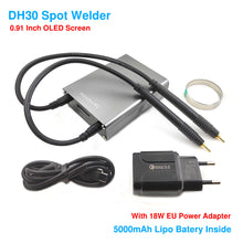 Load image into Gallery viewer, DH30 Spot Welder OLED Screen 5000mAh Lipo Battery Include
